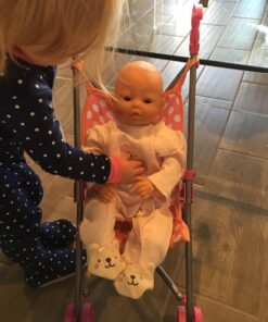 Little Me baby-girls Side Snap Footie Preemie Light Pink Pattern 14 71CPHbMo45L