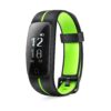 MICROTELLA Fitness Tracker, Smart Activity Watch with Heart Rate Monitor, Waterproof Smart Band with Step Counter, Calorie Counter, GPS Fitness Tracker, Pedometer Watch for Kids Women and Men Green/Black