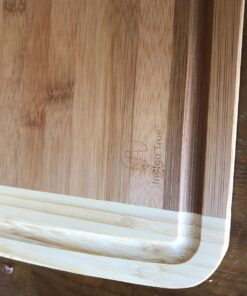 Bamboo Cutting Board - Wood Chopping Board with Juice Groove, Charcuterie Board, Serving Platter Cheese Board, Bread Board, Turkey Meat Cutting Board for Kitchen 48 71CPegpAFML
