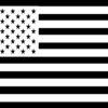 American Flag Black/White Decal Sticker Custom Die-Cut Vinyl USA Merica United States Marines Army Navy Airforce 68 71CQ0Q47Y3L