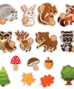 Woodland Baby Shower Party Supplies - 23 Forest and Animals Figures Decorations for Woodland Creatures Party or Nursery Decor 23 71CQacm14GL