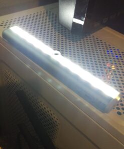 OxyLED Motion Sensor Closet Lights - Under Cabinet Lighting, Wireless Stick-on Anywhere Battery Operated 10 LED Motion Sensor Night Light, Safe Lights for Cabinet Wardrobe Stairs (1 Pack) 1 Pack 46 71CQjDh0QqL