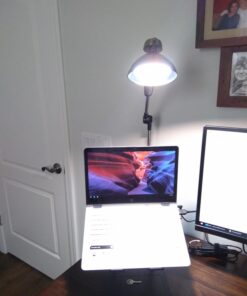 OTUS Desk Lamp Gesture Control, LED Architect Desk lamp for Home Office, Adjustable Metal Swing Arm, Tall Task Light for Drafting or Bedside Table Reading, 12 Brightness, 3 Touch Eye-Caring Modes 40 71CQqbI1zrL