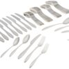Lenox Sculpt 65-Piece Flatware Set, Metallic 47 71CRgxxSzYL