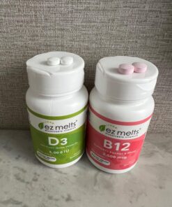 EZ Melts Dissolvable B12 Vitamin 2,500 mcg, Methylcobalamin, Sugar-Free, 3-Month Supply. 26 71CS24cM0yL