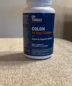 Dr. Tobias Colon 14 Day Cleanse, Advanced Gut Cleanse Detox for Women & Men with Cascara Sagrada, Psyllium Husk & Senna Leaf, Non-GMO Colon Cleanse, 28 Capsules (1-2 Daily) 28 Count (Pack of 1) 46 71CS5 b3bnL