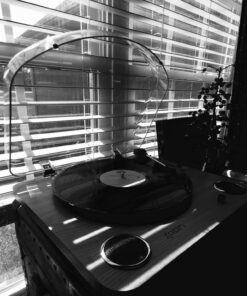 ION Audio Max LP – Vinyl Record Player / Turntable with Built In Speakers, USB Output for Conversion and Three Playback Speeds – Natural Wood Finish Max LP with Speakers Record Player only 49 71CSYpyIjGL