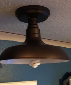 Design House 519884 Kimball 1 Light Semi Flush Mount Ceiling Light, Bronze Coffee Bronze 1 Count (Pack of 1) 51 71CSmN8wrjL