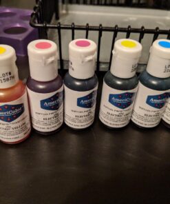 AmeriColor Food Coloring - Electric Kit - Soft Gel Paste, 7 .75 Ounce Bottles 39 71CSz3olfRL