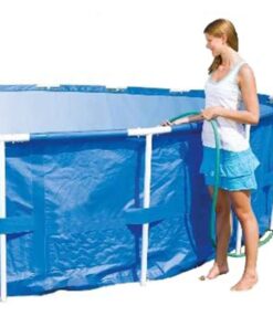 Bestway 12752E Steel Pro Above Ground Backyard Frame Pool for Kids & Adults, 15' x 48", Blue 15' x 48" 31 71CUA8B eGL