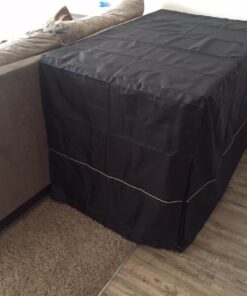 MidWest Homes for Pets Dog Crate Cover, Privacy Dog Crate Cover Fits MidWest Dog Crates, Machine Wash & Dry, Black, 48-Inch 33 71CURqIu8L 2