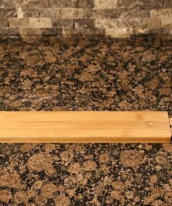 Large Kitchen Drawer Organizer - Expandable Bamboo Drawer Dividers (17.5" - 22") - Adjustable Separators for Kitchen, Clothes, Dresser, Bedroom, Bathroom, and Desk Drawers - 4 Pack (Natural) Natural 41 71CUSEeSqwL