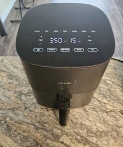 COSORI Air Fryer Pro LE 5-Qt Airfryer, Quick and Easy, UP to 450℉, Quiet, 85% Oil less, 130+ Recipes, 9 Customizable Functions, Mini Pizza Oven, Compact, Dishwasher Safe Gray 5 QT 36 71CUWQR4o1L 1