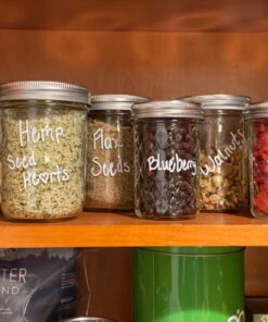 VERONES Mason Jars 8 OZ, 8 OZ Canning Jars Jelly Jars With Regular Lids, Ideal for Jam, Honey, Wedding Favors, Shower Favors, 15 PACK Diamond-15pack-8oz 35 71CVAk3hQXL