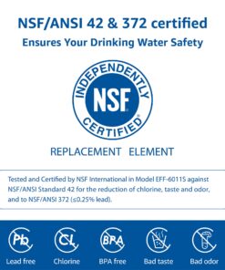 Waterspecialist DA29-00003G Refrigerator Water Filter, Replacement for DA29-00003G, DA29-00003B, Aqua-Pure Plus, RSG257AARS, RFG237AARS, HAFCU1, RS22HDHPNSR, WSS-1 (Pack of 2) 15 71CWj4VbtCL