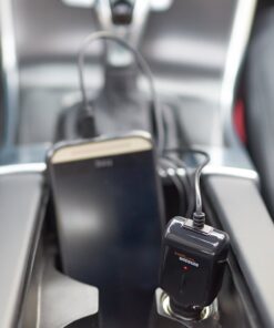 Alternative view of Amazon Basics Micro USB Universal Car Charger for Android - 5 Feet (1.5 Meters), Black Straight Cable 1-Pack