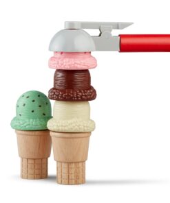 Melissa & Doug Scoop and Stack Ice Cream Cone Magnetic Play Set, Multicolor - Pretend Food, Ice Cream Toy For Toddlers And Kids Ages 3+. 22 71CYPZKFw5L 2