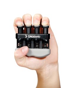 D'Addario Accessories Hand Exerciser–Improve Dexterity and Strength in Fingers, Hands, Forearms- Adjust Tension Per Finger– Simulated Strings Help Develop Calluses- Comfortable Conditioning Varigrip Only(Original) 27 71CYlFgGluL