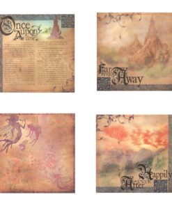 Die Cuts With A View-Once Upon A Time 12x12 Paper Stack With Glitter, Card Stock For Scrapbooking Card Stock Colored Paper Card Stock Craft Paper Card Stock For Card Making Decorative Card Stock 23 71CcG9U8XlL