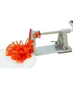 Maxam Kitchen Utensil Stainless Steel Vegetable Spiral Slicer, 10-5/8" x 4-1/2" x 2-7/8", Silver 7 71CcPqdsnL