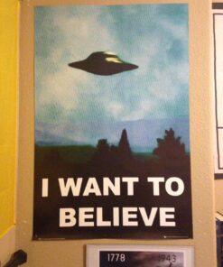 X-Files Poster ~ I Want To Believe ~ Official Fan Club Edition 24x36" 15 71CdDO6bz L