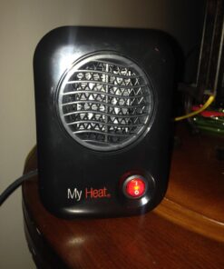 Lasko MyHeat Personal Mini Space Heater for Home with Single Speed, 6 Inches, Black, 200W, 100 41 71CdL5Ea8sL