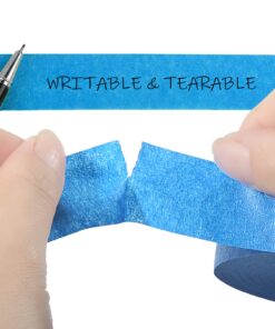 KIWIHUB 18 Rolls 0.94" Pro-Grade Blue Painters Tape, Medium Adhesive That Sticks Well But No Residue Left Behind, Individually Packed Wall Friendly 18 Rolls 0.94" 10 71Cda7WiqGL