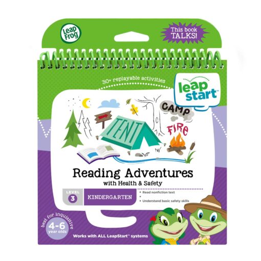 LeapFrog LeapStart Kindergarten Activity Book: Reading Adventures and Health & Safety Level 3 Non-3D