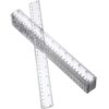 50 Pack Clear Plastic Ruler, 12 Inch Standard/Metric Rulers Straight Ruler Measuring Tool for Student School Office (Clear)