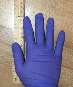 MedPride Powder-Free Nitrile Exam Gloves, Iris Blue, Medium, Box/100 Medium (Pack of 100) 37 71Cfr10n DL