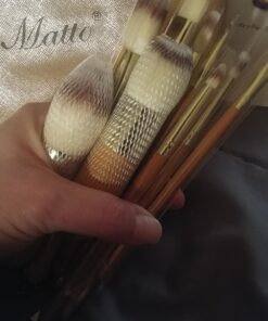 Matto Makeup Brushes 9-Piece Makeup Brush Set Foundation Brush with Travel Makeup Bag 32 71Cgl WJMOL