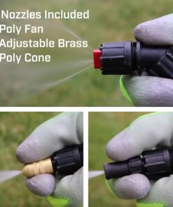 Chapin 61900 Made in the USA 4 Gallon Tree and Turf Pro Commercial Backpack Sprayer with Stainless Steel Wand, 3 nozzles, 3 Stage Filtration, Translucent White 11 71Ch09uZtzL