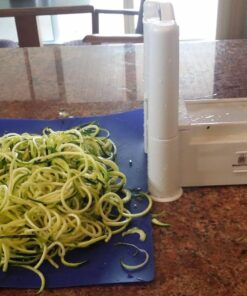 Brieftons 5-Blade Spiralizer: Vegetable Spiral Slicer, Best Veggie Pasta Spaghetti Maker, With 3 Exclusive Recipe eBooks, 100% Lifetime Replacement Warranty White 44 71ChTt xnkL