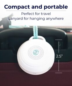 Yogasleep Rohm Portable White Noise Sound Machine, 3 Soothing Natural Sounds with Volume Control, Sleep Therapy For Adults, Kids & Baby, Noise Cancelling for Office Privacy & Meditation, Registry Gift 1-Pack Rohm 22 71ChzixWy8L