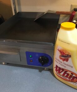 WeChef Commercial Electric Griddle 14" 1500W Countertop Griddle Flat Top Restaurant Grill Non-Stick Flat Temperature Control 122℉-572℉ 49 71Ci1G9qRSL