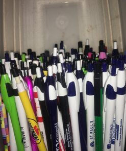DG Collection (5lb Box Approx. 200-250 pens) Assorted Retractable Ballpoint Pens Office Ink Pen Supplies Big Bulk Lot 54 71CiKihmcjL