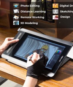 XP-PEN Artist12 11.6 Inch FHD Drawing Monitor Pen Display Graphic Monitor with PN06 Battery-Free Multi-Function Pen Holder and Glove 8192 Pressure Sensitivity 33 71CiTXp9ZSL