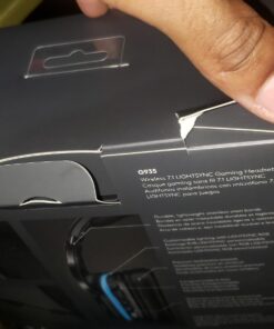 Logitech G935 Wireless DTS:X 7.1 Surround Sound LIGHTSYNC RGB PC Gaming Headset - Black/Blue G935 Only 57 71Cj2G51JL