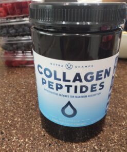 Collagen Peptides Powder - Enhanced Absorption, Double Hydrolyzed, Grass Fed, Keto Protein Powder with Vitamin C - Premium Supplement for Hair Growth, Skin, Nails, Joints & Bones, Unflavored 35 71Ck DsCXML 1