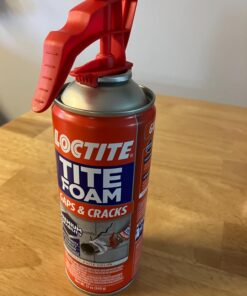 Loctite Tite Foam Gaps & Cracks Spray Foam Sealant, Polyurethane Expanding Foam Insulation - 12 fl oz Can, Pack of 1 1 Count (Pack of 1) 38 71Ck1SB qL