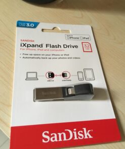 SanDisk 32GB iXpand Flash Drive for iPhone and iPad - SDIX30C-032G-GN6NN, Black 38 71CkW6teZCL