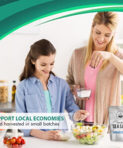 AVA JANE'S KITCHEN - Colima Sea Salt Unrefined Hand Harvested - 100% all Natural Organic Sea Salt, Gourmet Grade, Coarse Grain, Non GMO's Kosher Salt, 8oz 23 71Ckh2uzpL