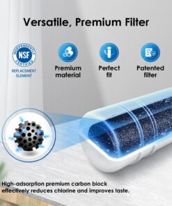 Waterdrop Plus RPWF Refrigerator Water Filter, Replacement for GE® RPWF (Not RPWFE), WDP-F19, RWF1063, DWF-36, RWF3600A, WSG-4, OPFG3-RF300, R-3600, MPF15350, Certified by NSF 401&53&42, 1 Pack 25 71CkrudOudL