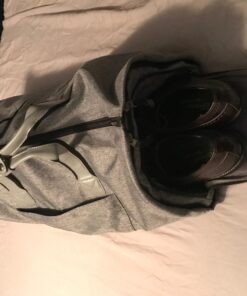 Convertible Garment Bag with Shoulder Strap, Modoker Carry on Garment Duffel Bag for Men Women - 2 in 1 Hanging Suitcase Suit Travel Bags (Grey) Ash Grey 59 71ClEjMgbKL