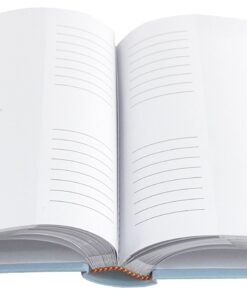 MCS 200-Pocket Fabric Baby 4x6 Photo Album with Writing Space, 8.5 x 8.5 Inches, Baby Blue 13 71CltThtzvL