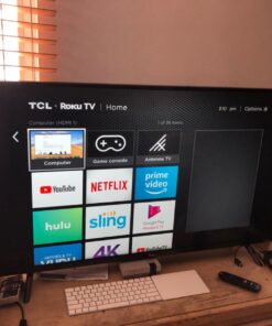 TCL 43S425 43 Inch 4K Ultra HD Smart ROKU LED TV (2018) 43 in TV only 35 71CmMvmdx L