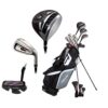 14 Piece Men's All Graphite Complete Golf Clubs Package Set Titanium Driver, Fairway, Hybrid, S.S. 5-PW Irons, Putter, Stand Bag - Choose Right or Left Hand! All Graphite - Regular Size 46 71Cnh2FTvfL