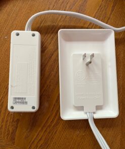 Sleek Socket - The Original & Patented Ultra-Thin Outlet Concealer with Cord Concealer Kit, 3 Outlet, 3-Foot Cord, Universal Size, UL Certified (Ideal for Kitchens, Small Spots & Behind Furniture) 3 ft Flagship 54 71CoL1WHjwL 2