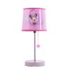 Idea Nuova Disney Minnie Mouse Stick Table Kids Lamp With Pull Chain, Themed Printed Decorative Shade, Pink Minnie Bow-Tique 2 71Cp36U7VXL