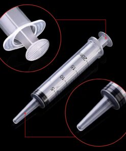 Frienda Large Plastic Syringe 4 Pack Measuring Syringe Tools Dispensing Multiple Uses(20 ml) 20 ml 24 71CpUfGIBiL